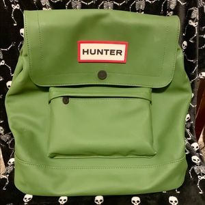 Hunter brand, large green backpack 💚